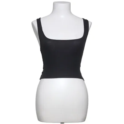 Crop top (Black) from Skims Cotton, Elastane