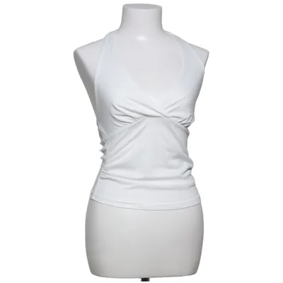 Haut dos-nu (Blanc) de Romwe Élasthane, Polyester