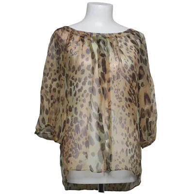 Blouse (Bruin, Groen, Meerkleurig) van Traffic People Zijde