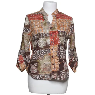 Blouse (Brown, Multicolored) from Christopher & Banks Cotton