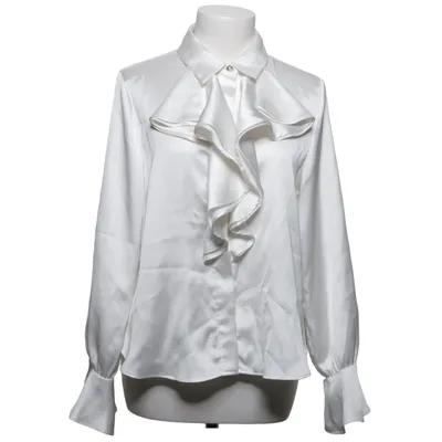 Blouse (White) from Zara Polyester