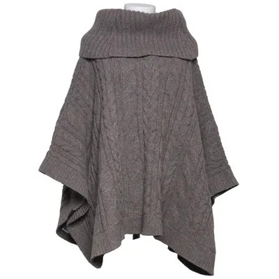Poncho (Grå) fra Lexington Nylon, Uld