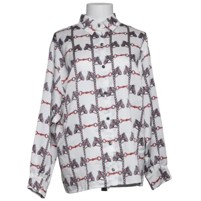 Bluse (Hvid, Flerfarvet) fra Tru Polyester