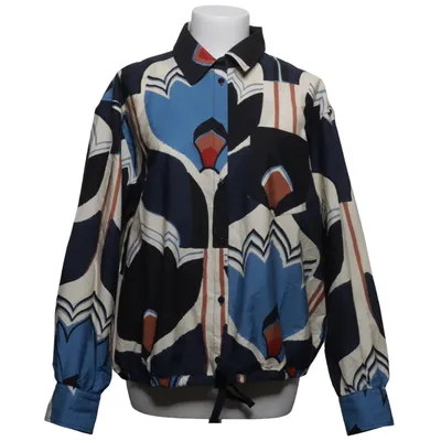 Blouse (Blauw, Zwart, Beige) van Studio Anneloes Katoen, Elastaan, Polyamide