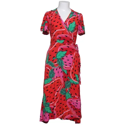 Robe portefeuille (Rouge, Rose, Multicolore) de Never Fully Dressed Viscose