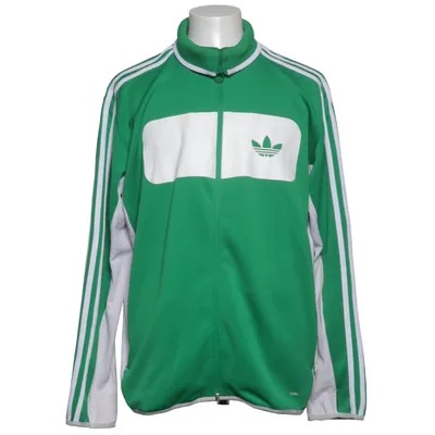 Veste de sport (Vert, Blanc) de Adidas Élasthane, Polyester recyclé