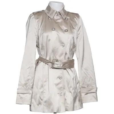 Trenchcoat (Beige) från Maura by Claudia Sträter Acetat, Bomull, Elastan, Polyester