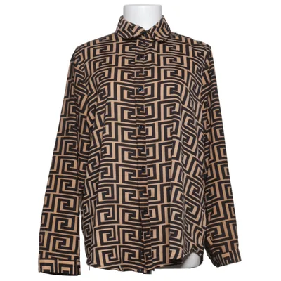 Blouse (Black, Beige) from WeiWei Viscose