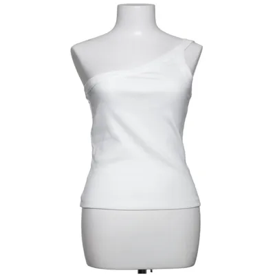 Topp (One Shoulder Rib Top) från Nelly Bomull, Elastan, Polyester