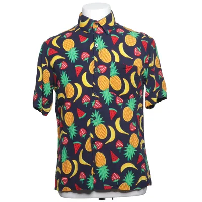 Short sleeve shirt (Blue, Multicolored) from LUK Cotton