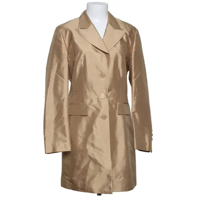 Blazer (Beige) de Aust Polyester, Soie