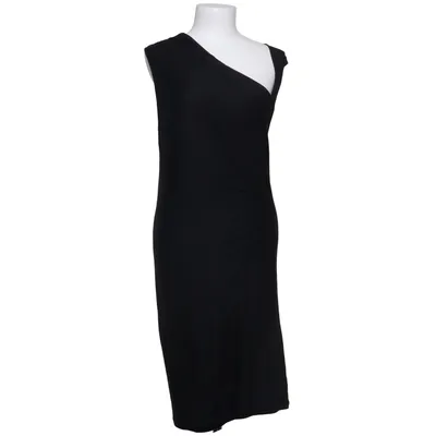 Dress (Black) from Massimo Dutti Cotton, Lyocell, Polyester, Silk