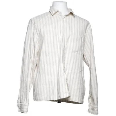 Överskjorta (Beige, Vit) från Mr Porter Bomull, Linne, Viskos