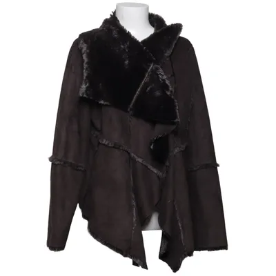 Shearlingjacka (Grå) från Denim Co Polyester