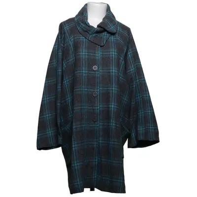 Frakke (Grå, Blå) fra Animale Polyester, Uld