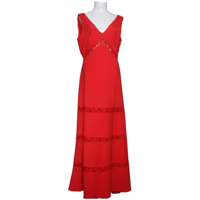 Robe longue (Rouge) de Nicowa Coton, Élasthane, Polyamide, Polyester, Viscose