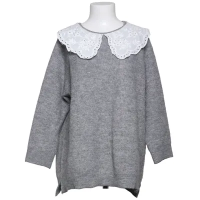 Sweater (Gray) from Couchel Acrylic, Cotton, Elastane, Polyester