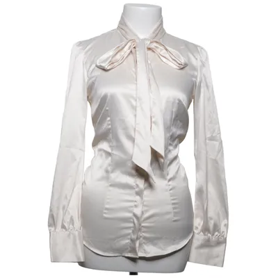 Schluppenbluse (Weiß) von Hawes & Curtis Elasthan, Polyester