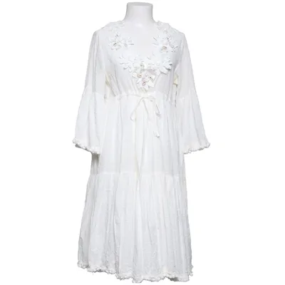 Dress (White) from Sens Uniq Cotton