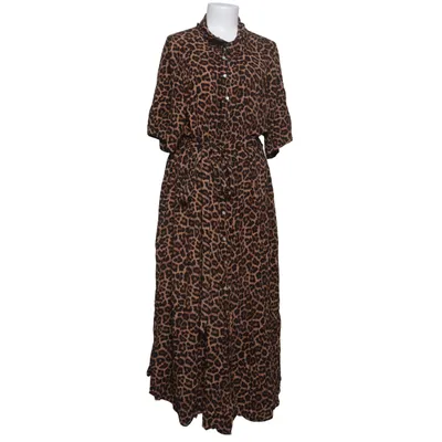 Shirt dress (Beige, Brown) from H&M Viscose