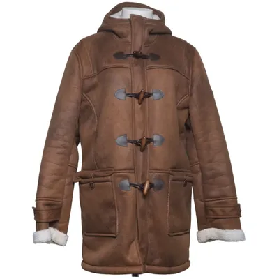Duffle coat (Brown) from Indigo Polyester