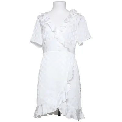 Wrap dress (White) from Visual Clothing Project Polyester