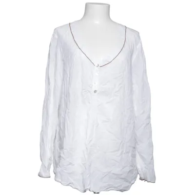 Blouse (Wit) van Tesini Katoen, Viscose