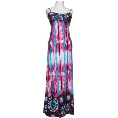Maxi dress (Pink, Blue, Multicolored) from Kiah Elastane, Polyester