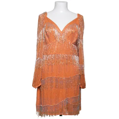 Cocktailklänning (Orange, Silverfärgad, Flerfärgad) från ASOS Luxe Polyester