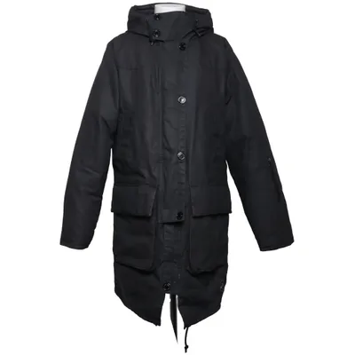 Parka (Black) from Elvine Cotton, Down, Feather, Polyester