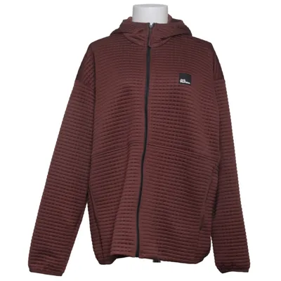Hoodie (Brown) from Jack Wolfskin Elastane, Polyester
