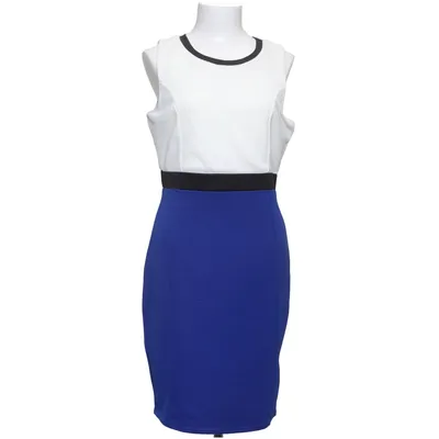 Jurk (Blauw, Wit, Zwart) van Select Elastaan, Polyester