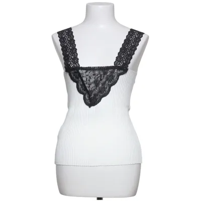 Tanktop  (Hvid, Sort) fra Reserved Polyamid, Viscose