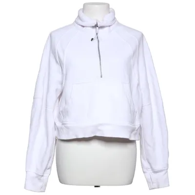 Sweatshirt (White) from Lululemon Cotton, Elastane, Polyamide, Polyester