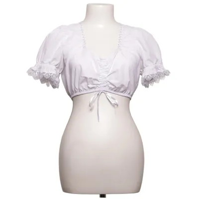 Dirndl blouse (White) from Distler Cotton, Polyester