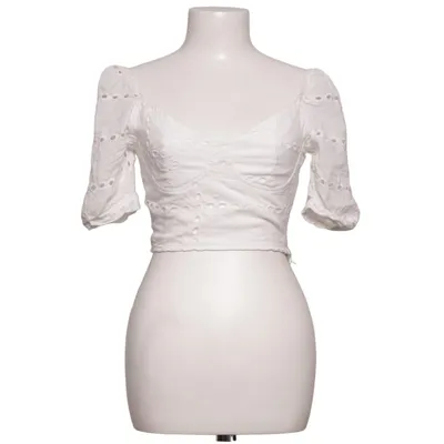 Crop top (White) from Parisian Cotton, Polyester