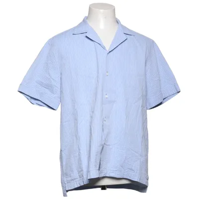 Short sleeve shirt (Blue, White) from Frescobol Carioca Cotton
