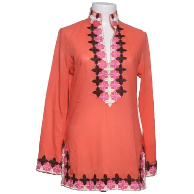 Tunic (Orange, Multicolored) from Tory Burch Cotton