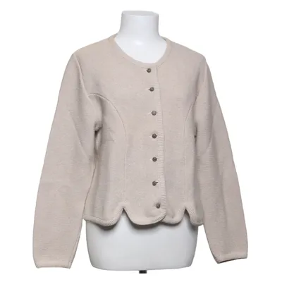 Cardigan (Beige) van Huber Acryl, Katoen