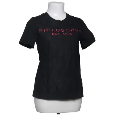 T-shirt (Black) from Philosophy di Lorenzo Serafini Cotton