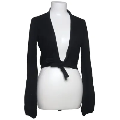 Slå om-cardigan (Sort) fra WE Fashion Bomuld, Polyamid, Viscose
