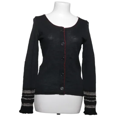 Strickjacke (Schwarz, Grau) von Eva & Claudi Acryl, Polyamid, Polyester, Viskose, Wolle