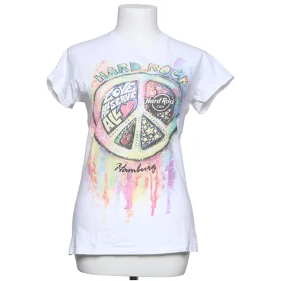 T-shirt (White, Multicolored) from Hard Rock Cafe Cotton
