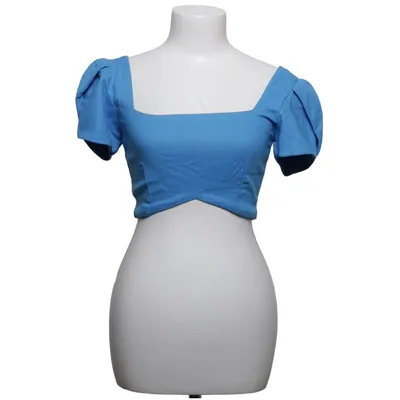 Crop top (Blå) fra Maza Linned, Viscose