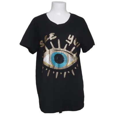 T-shirt (Noir, Multicolore) de Angel of Style Coton