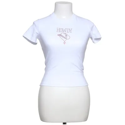 T-shirt (Vit) från Silk Road Bomull, Återvunnen polyester