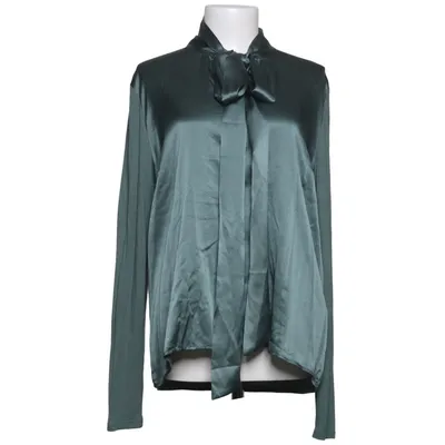 Strikblouse (Groen) van Hallhuber Donna Elastaan, Zijde, Viscose