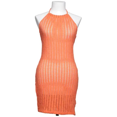 Halterneck dress (Orange) from Gina Tricot Cotton, Elastane