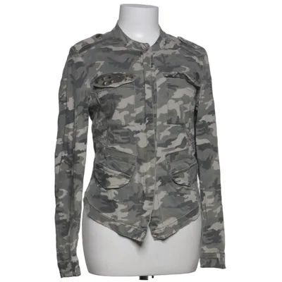 Denim jacket (Gray, Green) from ONLY Cotton, Elastane