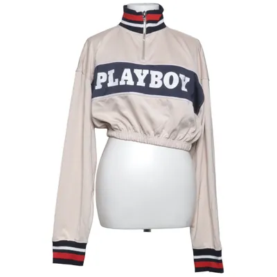 Crop top (Beige, Black, Red, White) from Playboy x Missguided Polyester